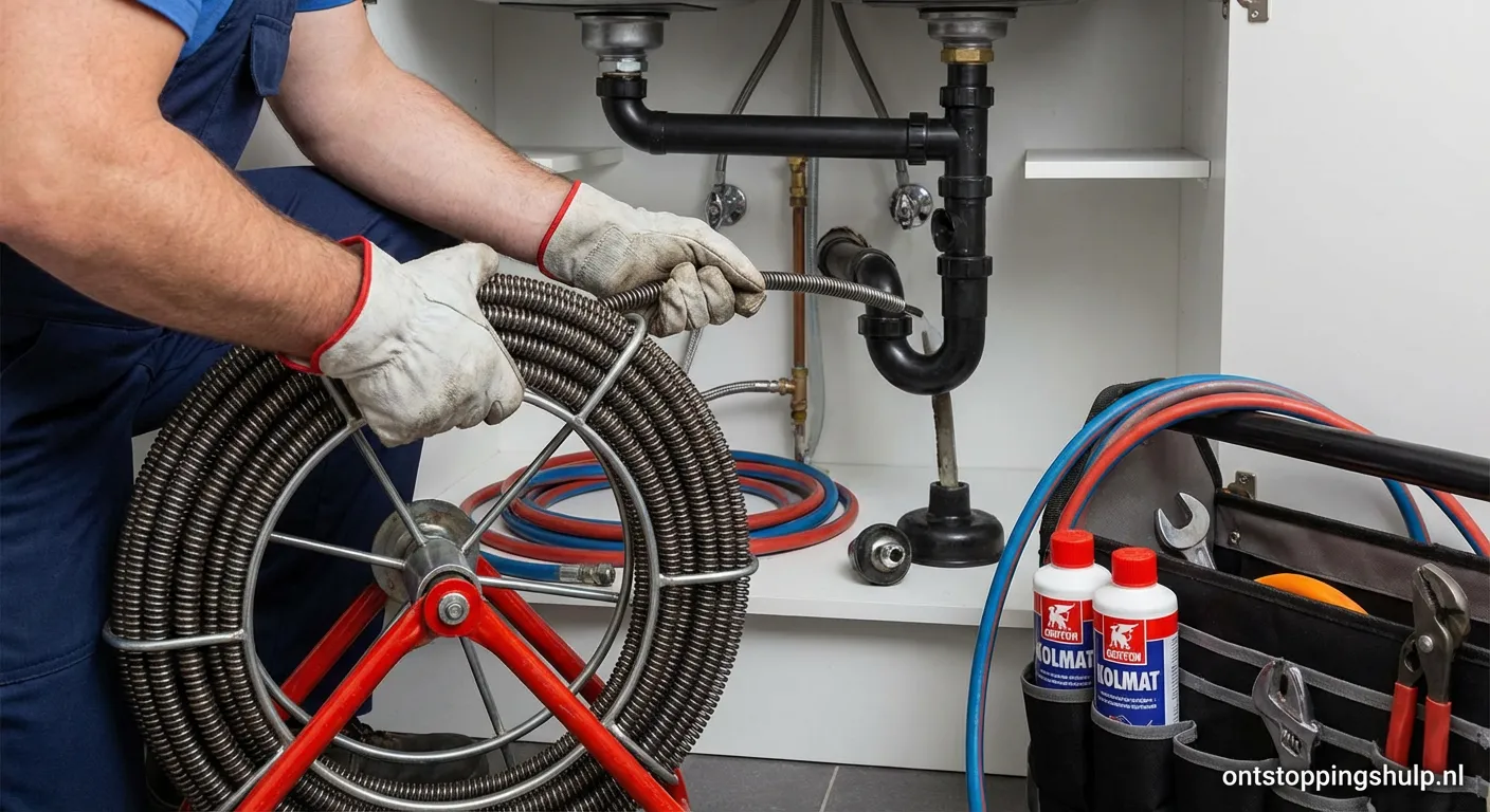 Griffon Kolmat product voor rioolontstopping