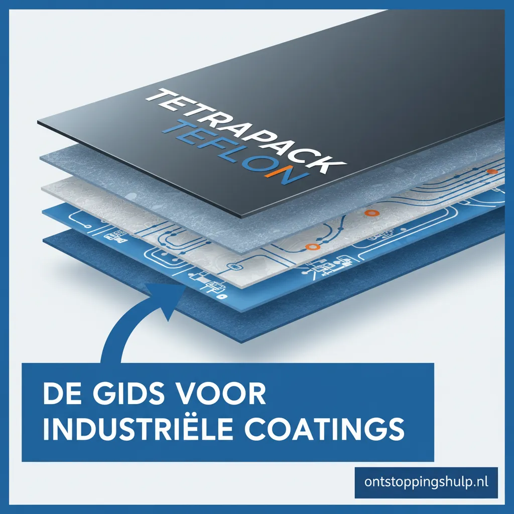 Onderdeel van een Tetra Pak machine met een donkere tefloncoating